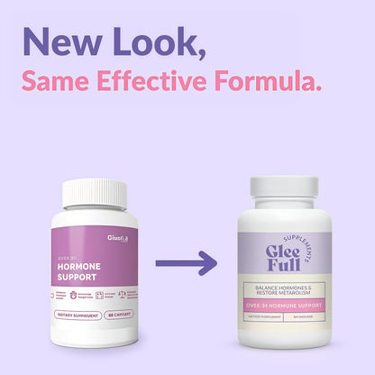 GleeFull Over 30 Hormone Support - Menopause Supplements for Women - Hormone Support for Women