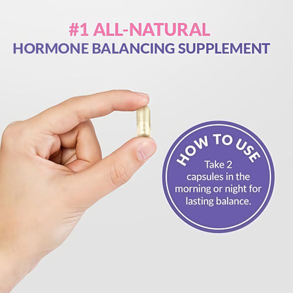 GleeFull Over 30 Hormone Support - Menopause Supplements for Women - Hormone Support for Women
